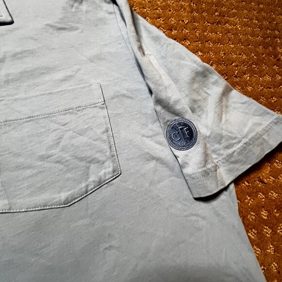 Peter Millar XXL Light Blue Conway Farms Golf Club 100% Cotton Golf Polo Shirt - Picture 9 of 12